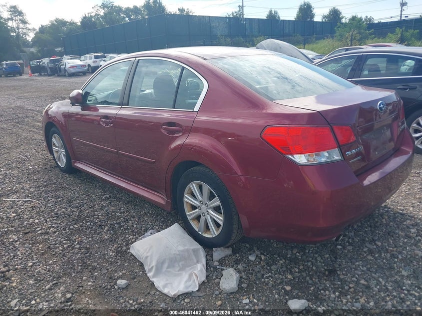 2012 SUBARU LEGACY auction photo 3