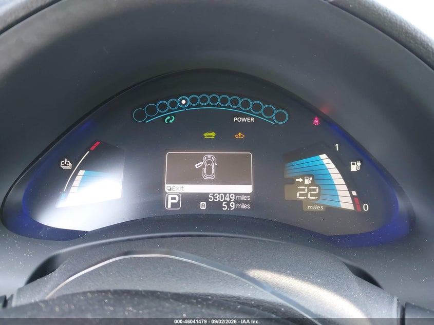 2013 NISSAN LEAF auction photo 7