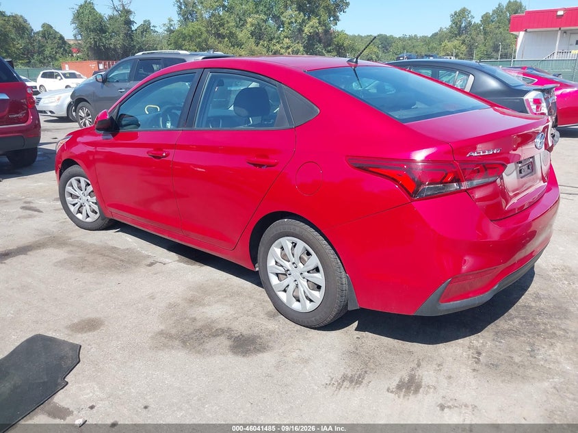 Vin: 3kpc24a69ne155260, lot: 46540940, hyundai accent se 20223