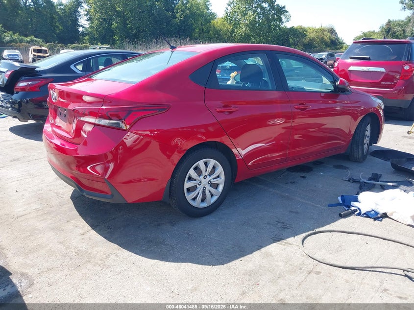 Vin: 3kpc24a69ne155260, lot: 46540940, hyundai accent se 20224
