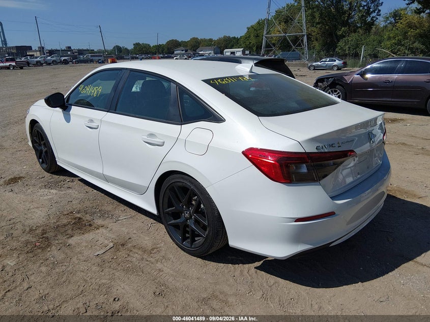 Vin: 2hgfe2f56rh588992, lot: 46540944, honda civic sport 20243