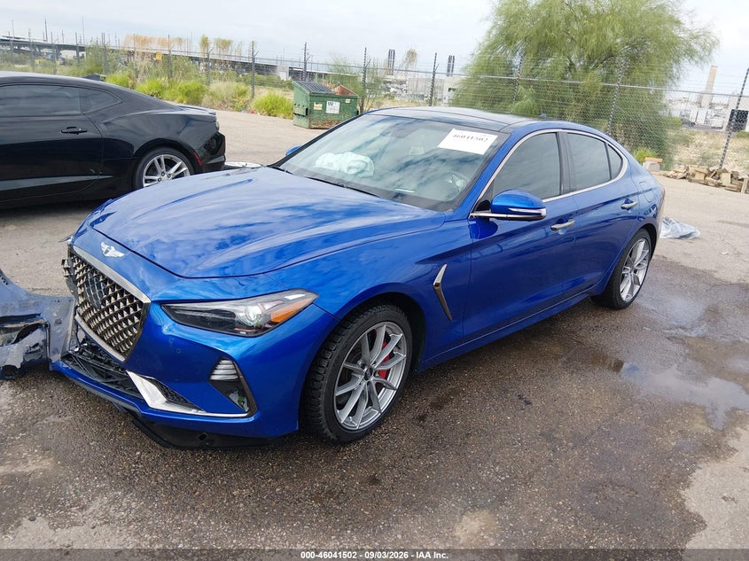Vin: kmtg34le0lu053509, lot: 46540957, genesis g70 3.3t awd 20202