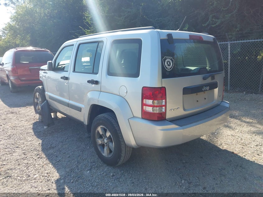 JEEP LIBERTY 2008 VIN 1J8GN28K08W174797