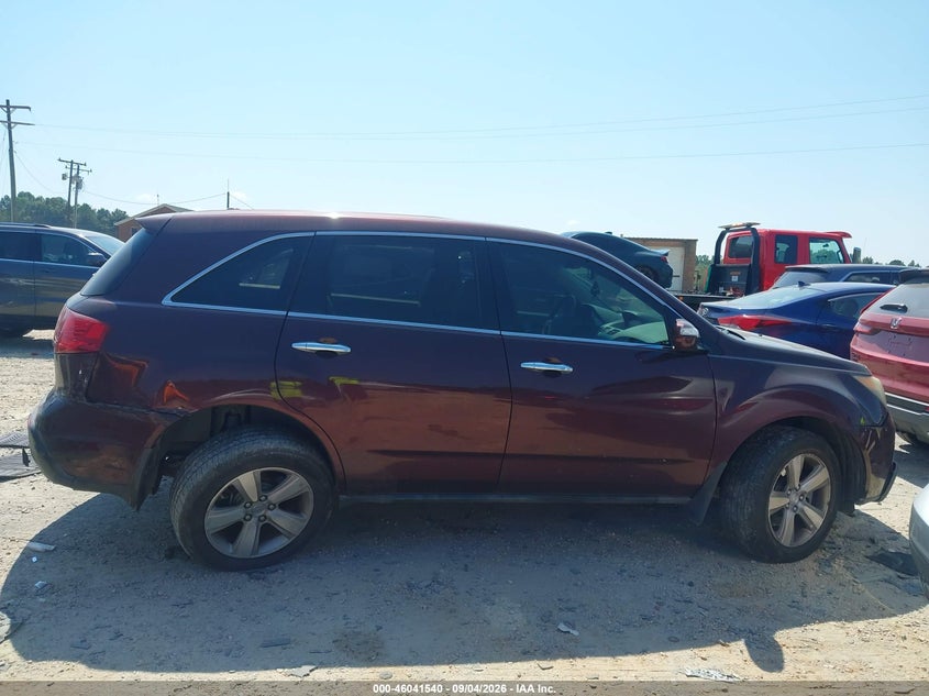 ACURA MDX 2011 VIN 2HNYD2H62BH536422