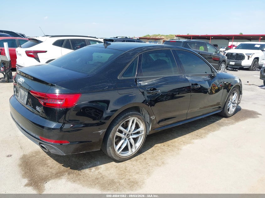 Vin: waudnaf4xhn043873, lot: 46541017, audi a4 2.0t season of audi premium 20174