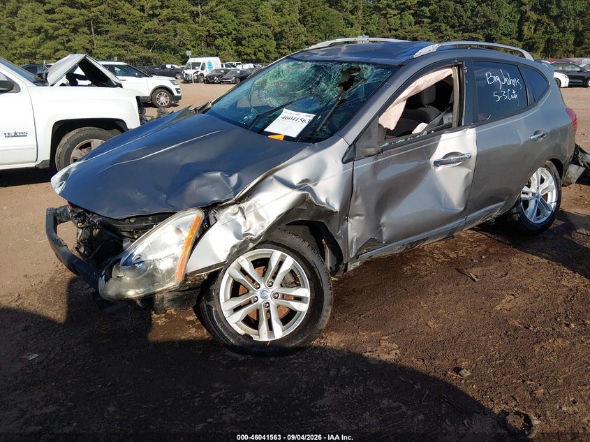 Vin: jn8as5mt8cw609729, lot: 46541018, nissan rogue sv 20122