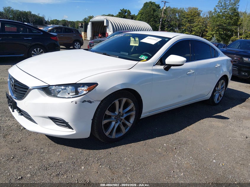 Vin: jm1gj1v51g1469284, lot: 46541057, mazda mazda6 i touring 20162