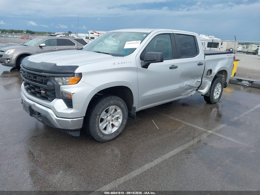 Vin: 3gcpdaekxng564597, lot: 46541073, chevrolet silverado 1500 4wd  short bed wt 20222