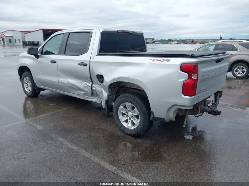 Vin: 3gcpdaekxng564597, lot: 46541073, chevrolet silverado 1500 4wd  short bed wt 20223