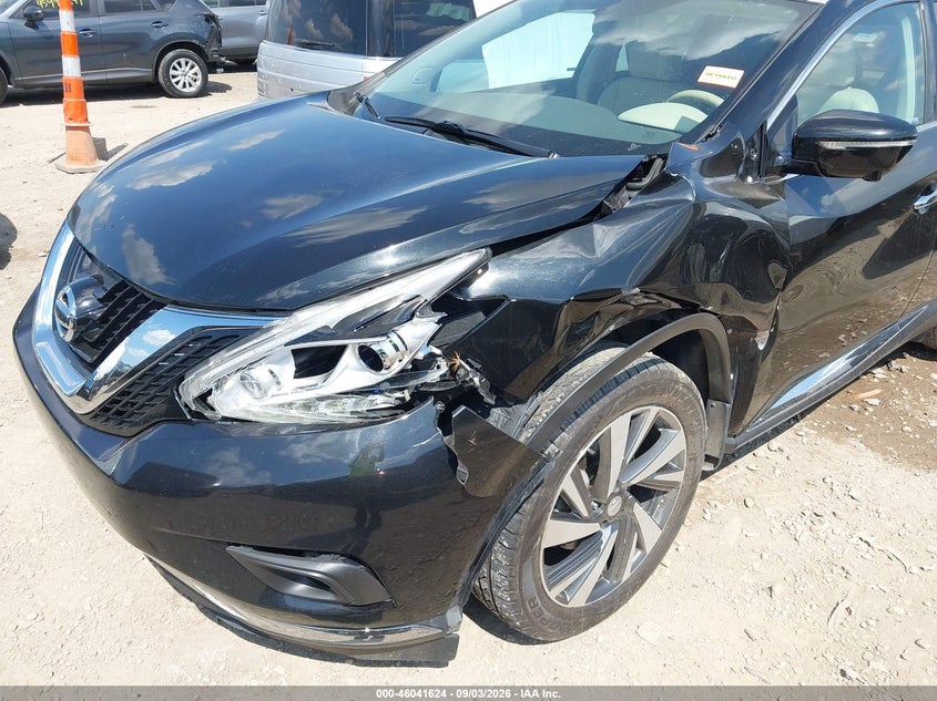 NISSAN MURANO 2015 VIN 5N1AZ2MH1FN272621