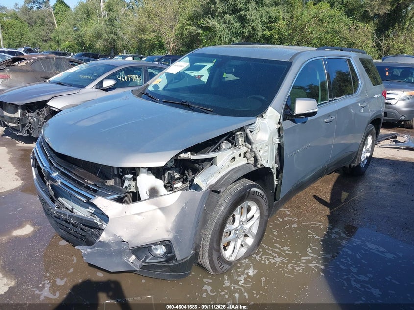 Vin: 1gnergkw9kj164390, lot: 46541141, chevrolet traverse 1lt 20192