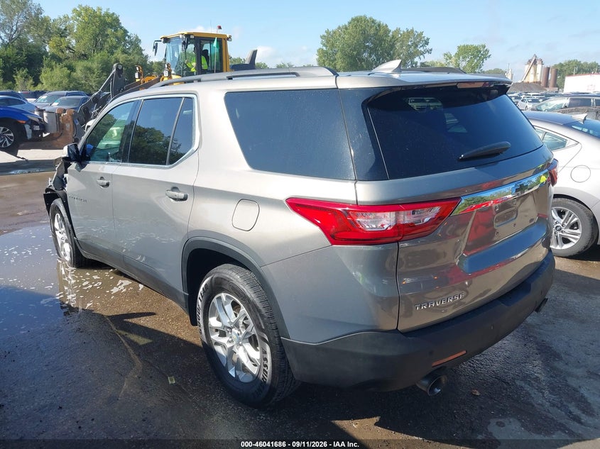 Vin: 1gnergkw9kj164390, lot: 46541141, chevrolet traverse 1lt 20193