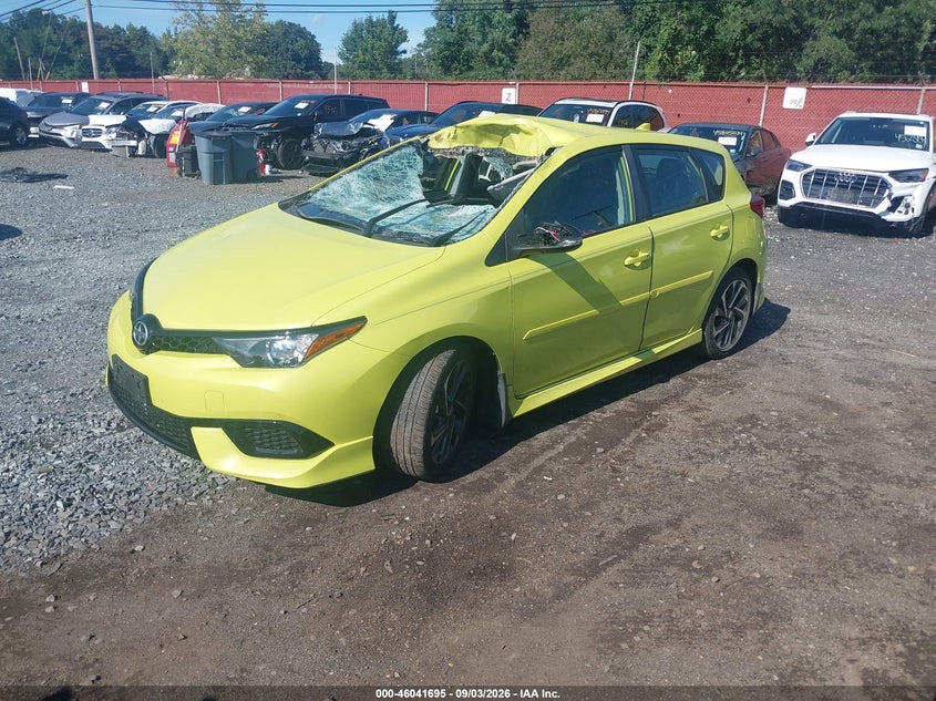 Vin: jtnkarje3gj515966, lot: 46541150, scion im 20162