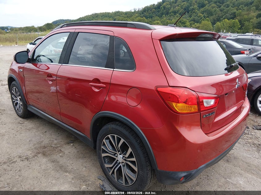 2016 MITSUBISHI OUTLANDER SPORT UTILITY VEHICLE 2.4L I-4 DOHC, VVT, REGULAR , 168HP