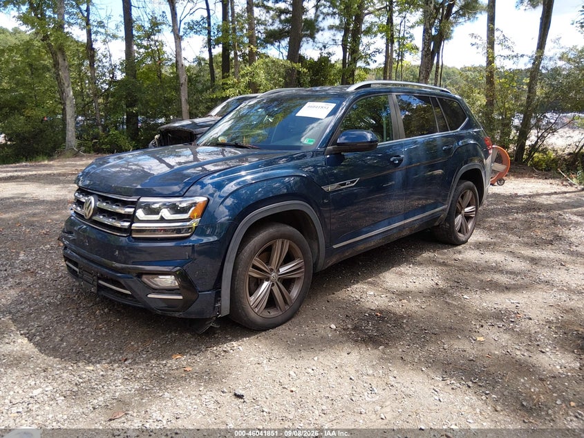 Vin: 1v2fr2ca1jc551682, lot: 46541306, volkswagen atlas 3.6l v6 se w/technology 20182