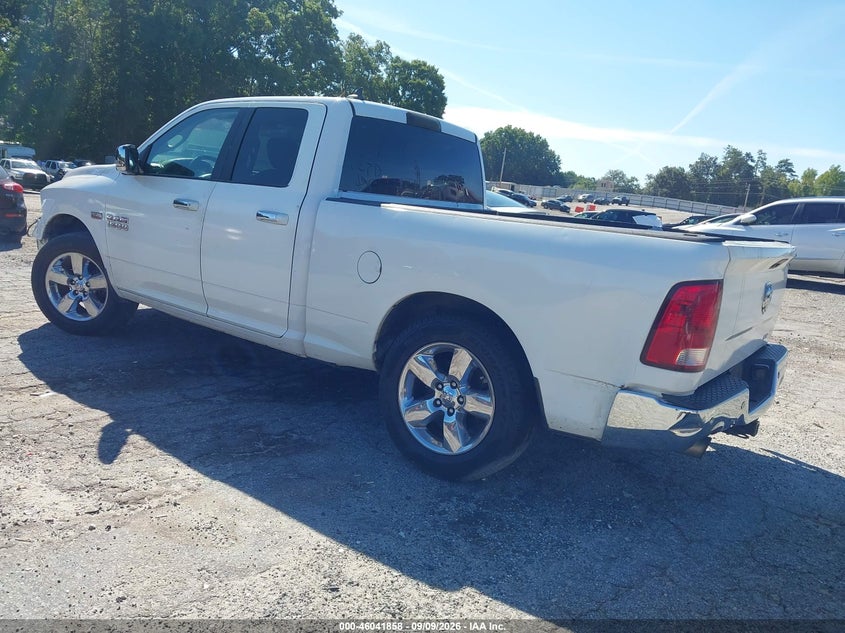 Vin: 1c6rr6gt3hs775318, lot: 46541313, ram 1500 big horn  4x2 6'4 box 20173