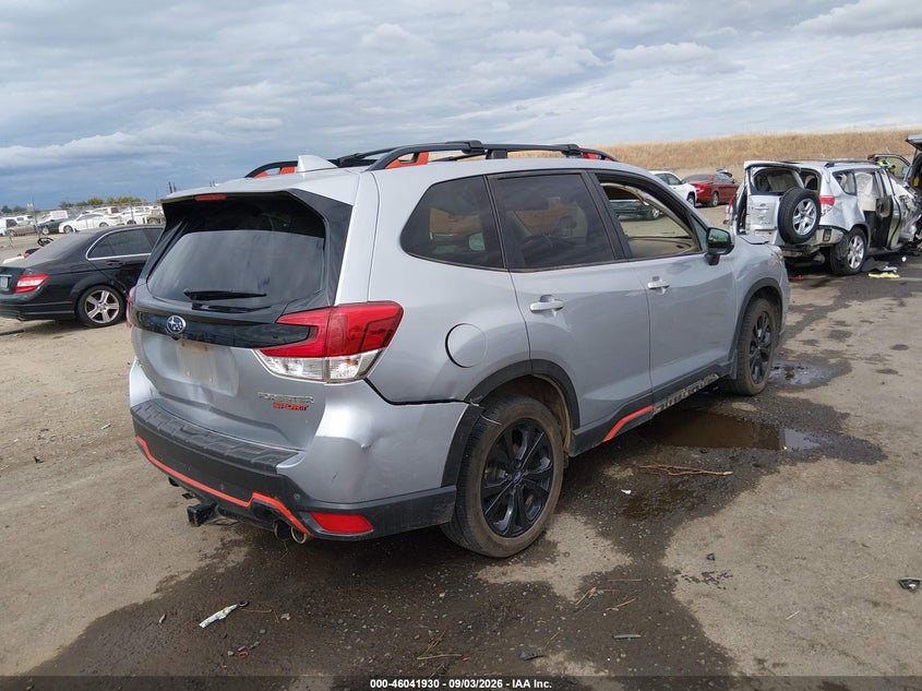 Vin: jf2skarcxlh463194, lot: 46541385, subaru forester sport 20204