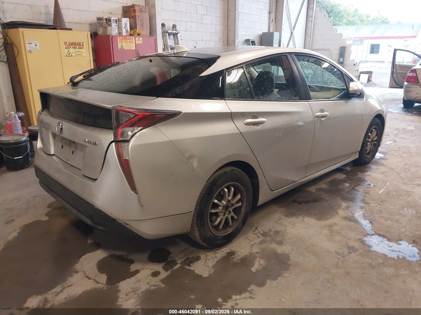 Vin: jtdkbrfuxg3506896, lot: 46541546, toyota prius two 20164