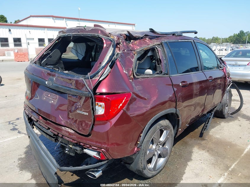Vin: 5fnyf7h96kb002658, lot: 46541639, honda passport touring 20194