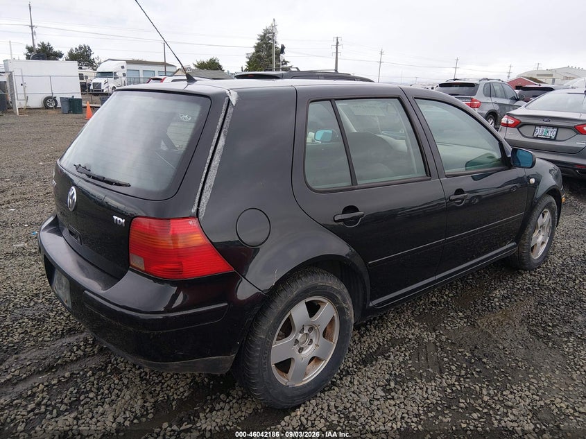 VOLKSWAGEN GOLF 2002 VIN 9BWGP61J324035654