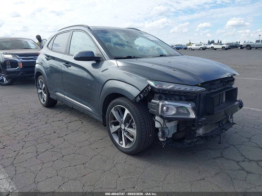 Vin: km8k5ca50mu604177, lot: 46541642, hyundai kona ultimate 20211