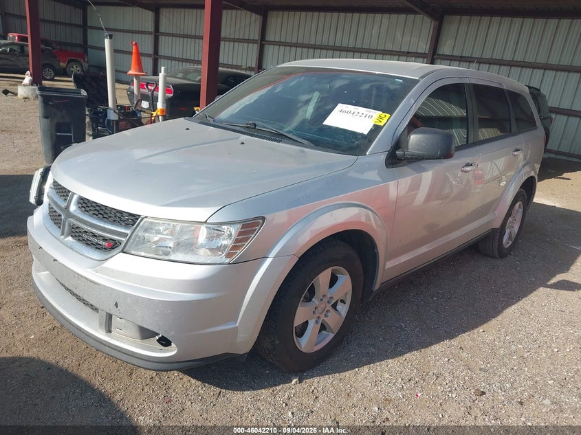 2013 Dodge Journey, Left Front, IAAI, VIN 3C4PDCAB0DT567564 — photo 2