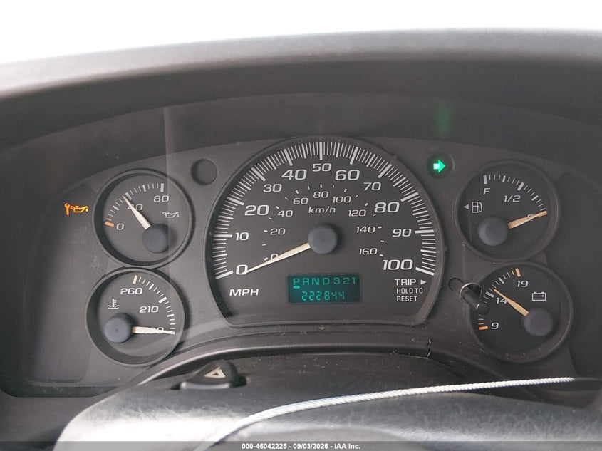 CHEVROLET EXPRESS 2003 VIN 1GCGG25V531142210