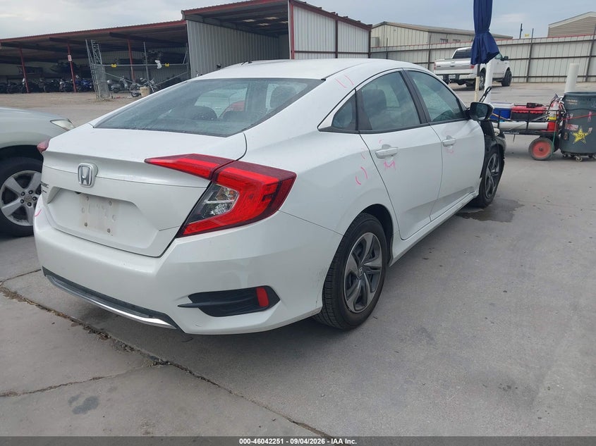 Vin: 2hgfc2f66lh568814, lot: 46541706, honda civic lx 20204