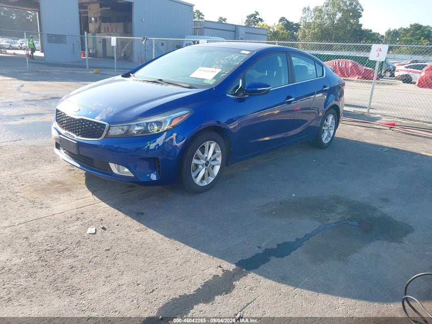 2017 KIA FORTE SEDAN 2.0L I-4 DOHC, VVT, REGULAR , 147HP