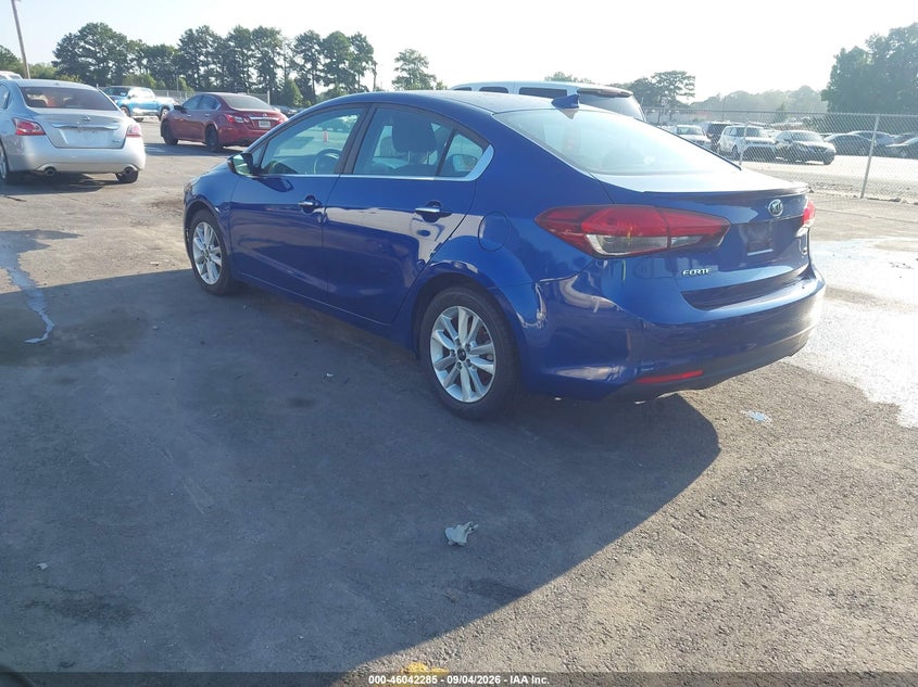 Vin: 3kpfl4a76he011351, lot: 46541740, kia forte s 20173