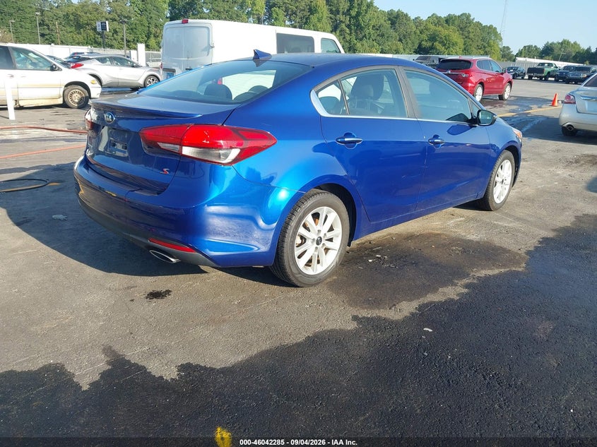 2017 KIA FORTE SEDAN 2.0L I-4 DOHC, VVT, REGULAR , 147HP