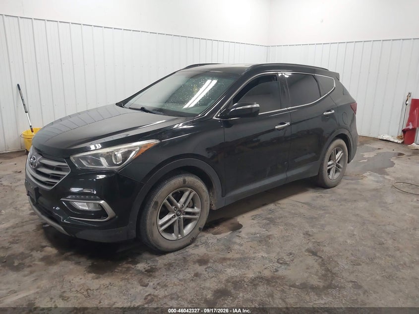 Vin: 5nmzudlb5hh051442, lot: 46541782, hyundai santa fe sport 2.4l 20172