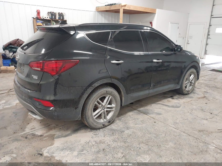 Vin: 5nmzudlb5hh051442, lot: 46541782, hyundai santa fe sport 2.4l 20174
