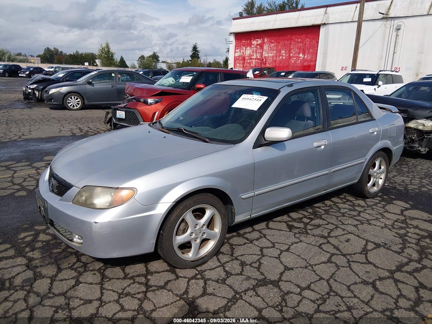 MAZDA PROTEGE 2002 VIN JM1BJ226721579522