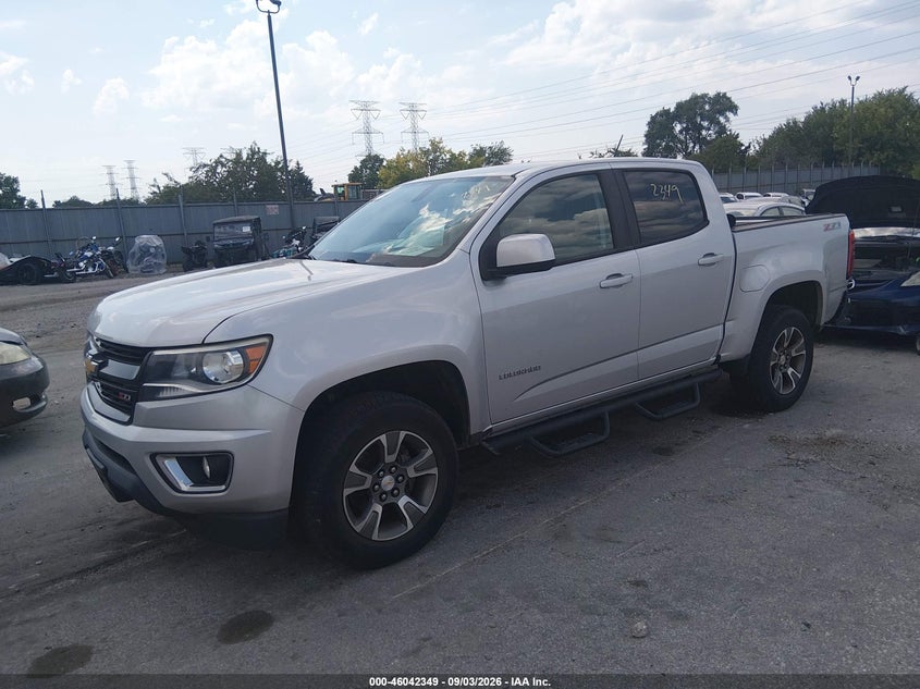 2018 Chevrolet Colorado Z71, Удар сзади, IAAI, VIN 1GCGTDEN8J1269229 — фото 2
