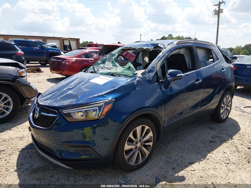 Vin: kl4cjasb0kb951282, lot: 46541810, buick encore fwd preferred 20192