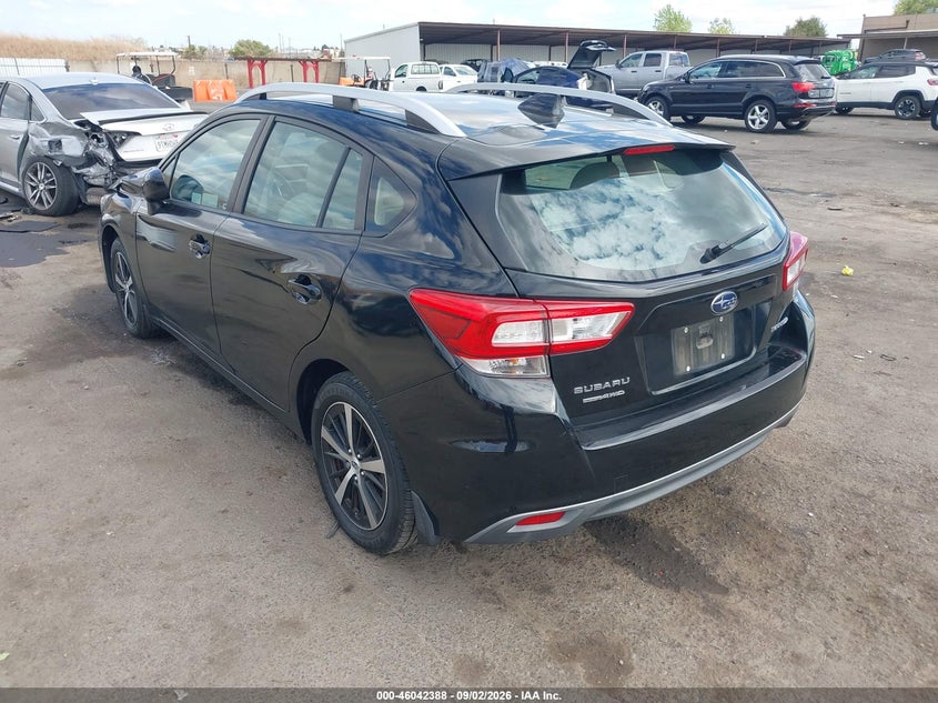 SUBARU IMPREZA 2019 VIN 4S3GTAC60K3756070