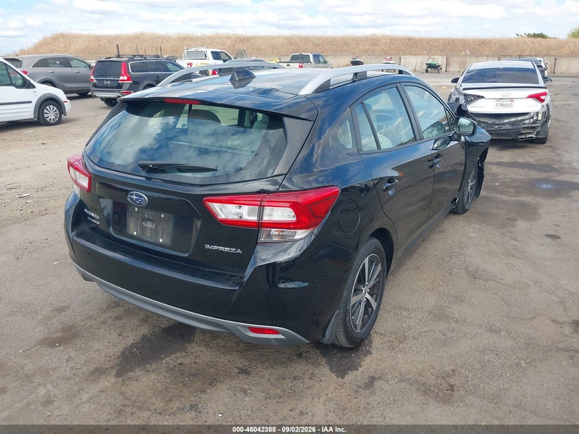 SUBARU IMPREZA 2019 VIN 4S3GTAC60K3756070