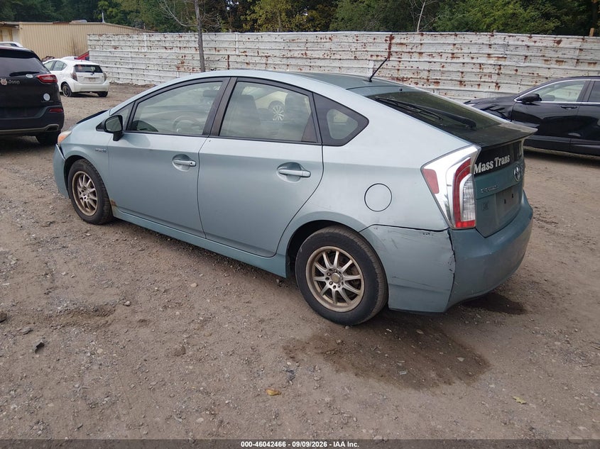 Vin: jtdkn3du8e1753396, lot: 46541921, toyota prius two 20143