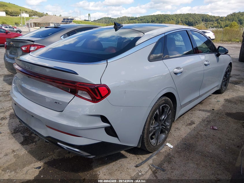 Vin: 5xxg64j2xpg190936, lot: 46541944, kia k5 gt-line 20234