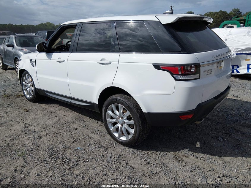 Vin: salwr2fv7ha177447, lot: 46541952, land rover range rover sport 3.0l v6 supercharged hse 20173