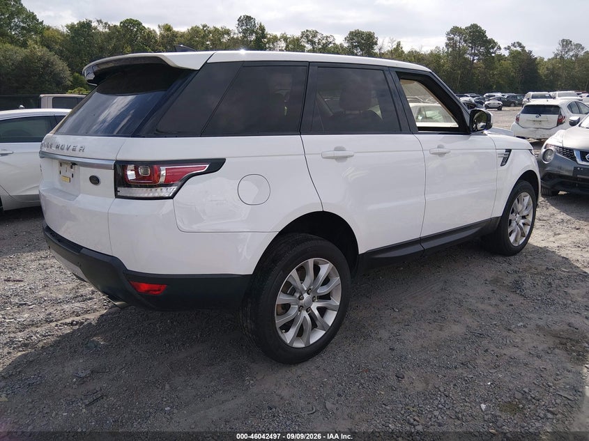 Vin: salwr2fv7ha177447, lot: 46541952, land rover range rover sport 3.0l v6 supercharged hse 20174