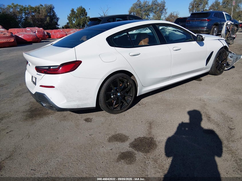 Vin: wbagv2c03rcr37523, lot: 46541987, bmw 840i gran coupe 20244