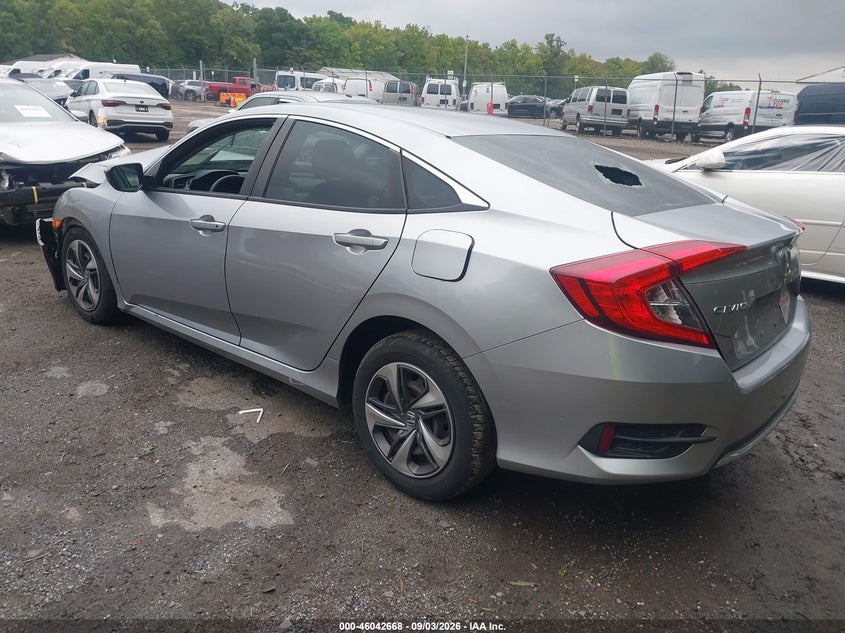Vin: 2hgfc2f6xlh597815, lot: 46542123, honda civic lx 20203