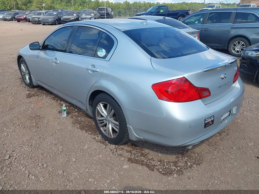 Vin: jn1cv6ap2cm628932, lot: 46542169, infiniti g37 journey 20123