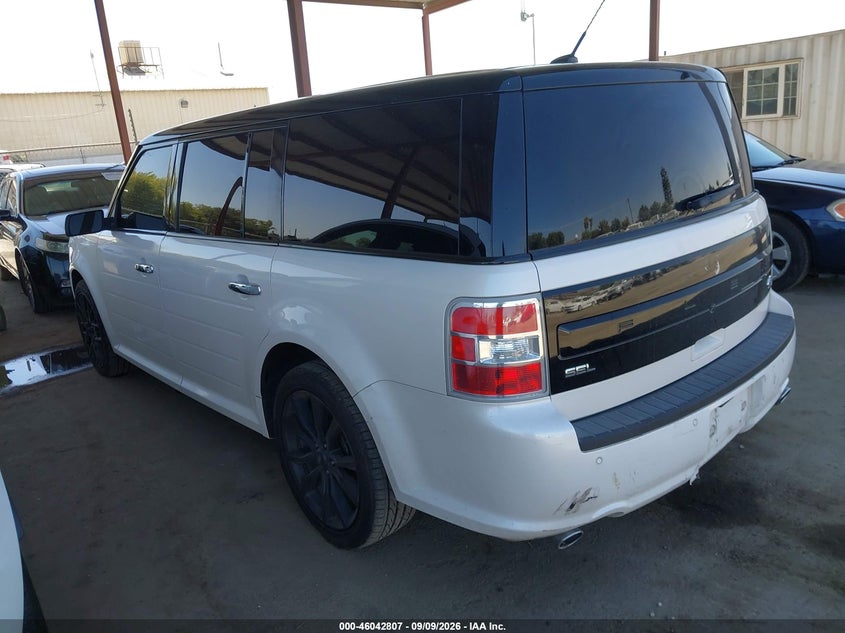 Vin: 2fmgk5c8xjba11090, lot: 46542261, ford flex sel 20183