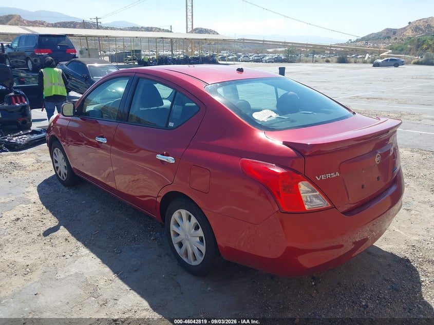 2014 NISSAN VERSA auction photo 3