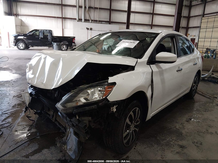 Vin: 3n1ab7apxgy256720, lot: 46542311, nissan sentra fe+ s/s/sl/sr/sv 20162