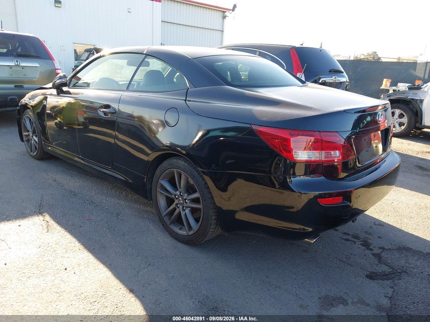 Vin: jthff2c26d2527762, lot: 46542346, lexus is 250c 20133