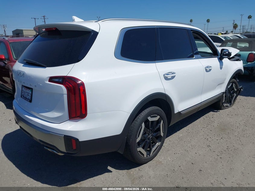 Vin: 5xyp64gc8sg724343, lot: 46542352, kia telluride s 20254